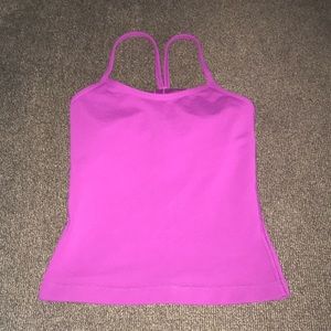 Lululemon Power Y Pink Tank